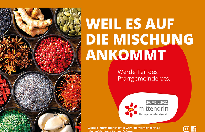 PGRÖ Die Pfarren in ganz Österreich befinden sich gerade mitten in den Vorbereitungen für die Wahl am 20. März. Ein besonders wichtiger Punkt dabei: die Suche nach KandidatInnen für den Pfarrgemeinderat.